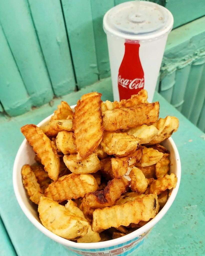 Boardwalk Fries and a Coca Cola from Wildwood, New Jersey