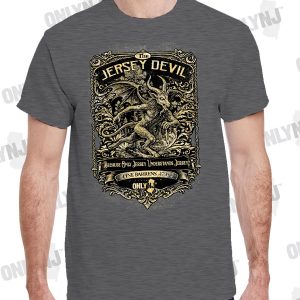 DEVIL MENACE T-SHIRT: HEATHER GRAPHITE