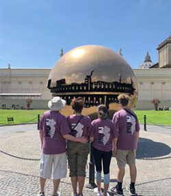 Glenn, Alissa, Sophie & Drew J Vatican City