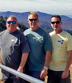 Pat W, Tom O, Mat K Gatlinburg